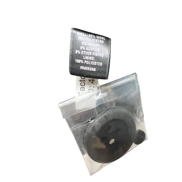 Express Y2K Cropped 3/4 Sleeve Wool Swing Jacket - Picture 5 of 7